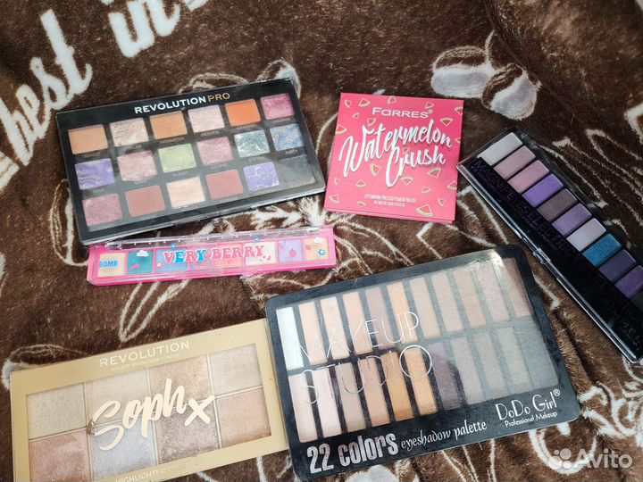 Палетки теней набором и по отдельности