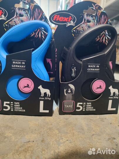 Поводок рулетка для собак flexi