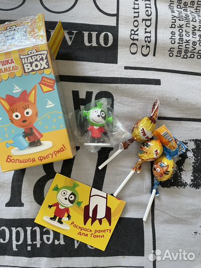 Свит бокс Кошечки-Собачки.Оранж корова Чебурашка