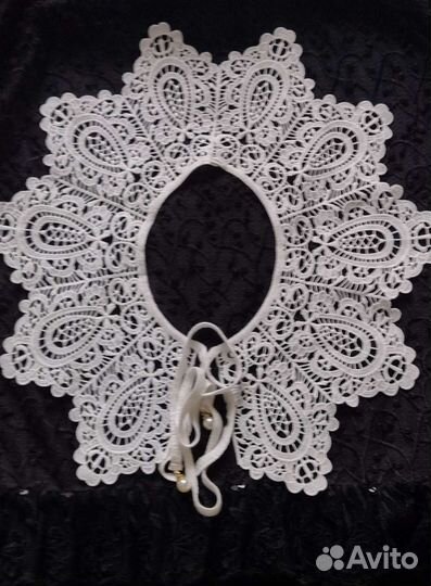 Воротничок кружевной съемный
