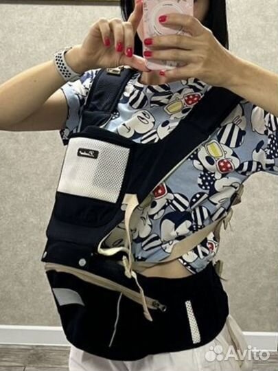 Слинг для новорожденных кенгуру рюкзак