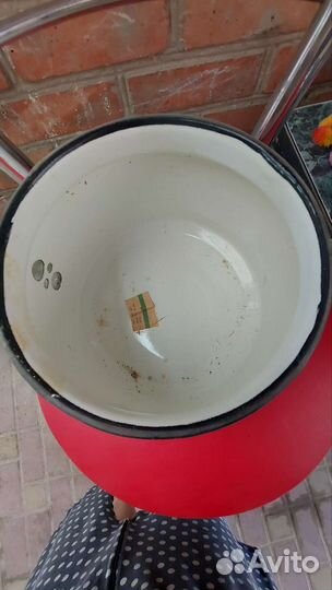 Чайник эмалированный СССР новый