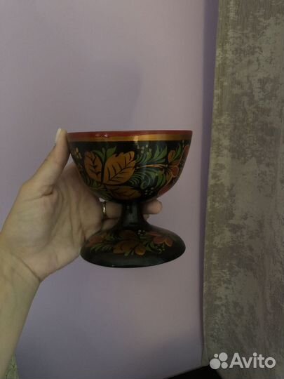 Набор деревянной посуды хохлома