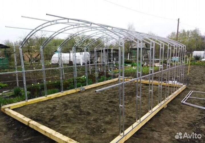 Теплица каркас прямостенный