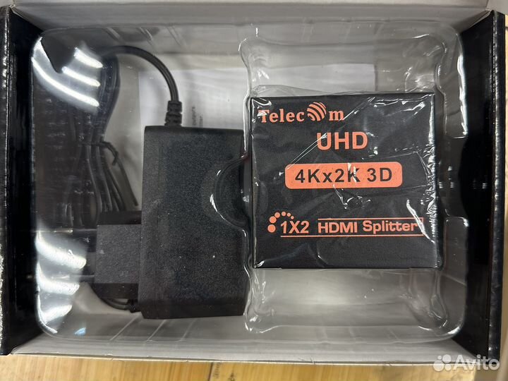 Hdmi сплиттер 1:2 (разветвитель)