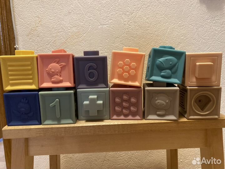 Развивающие кубики мягкие