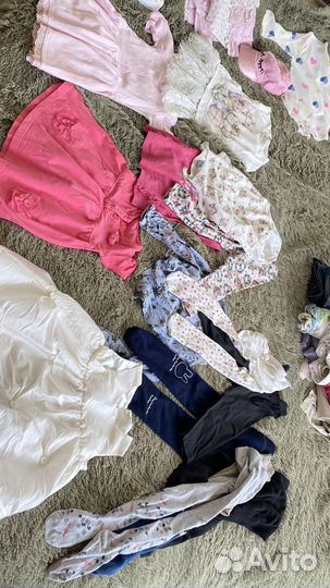Большой пакет вещей для девочки