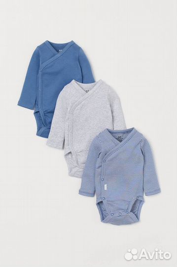 Набор боди h&m на мальчика 56р