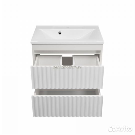 Brevita Balaton - 65 с 2 ящ, подвесная белый Тумба