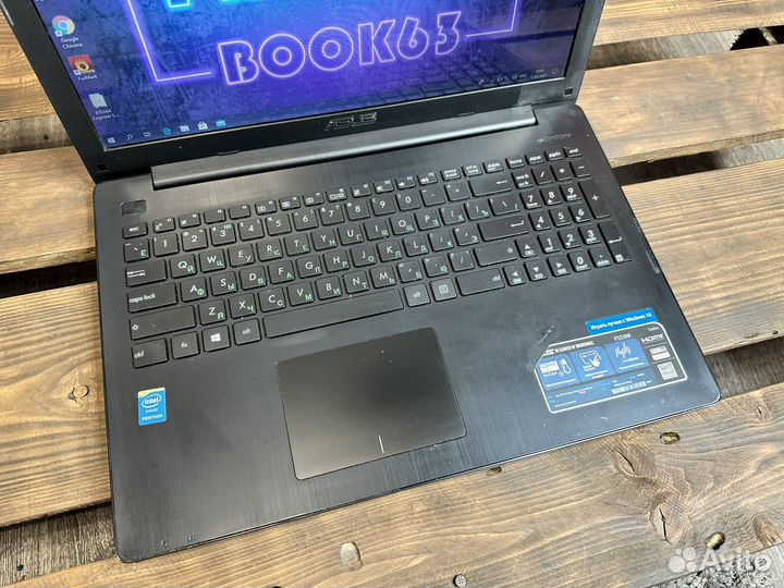 Ноутбук asus 4 ядра HDD 500gb