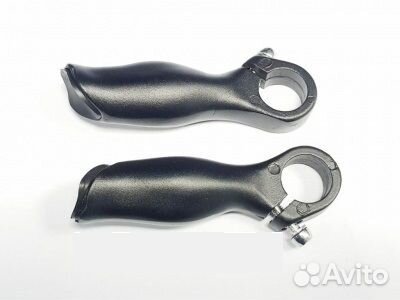 Рога руля (AL-чёрные матовые под пальцы) 15415