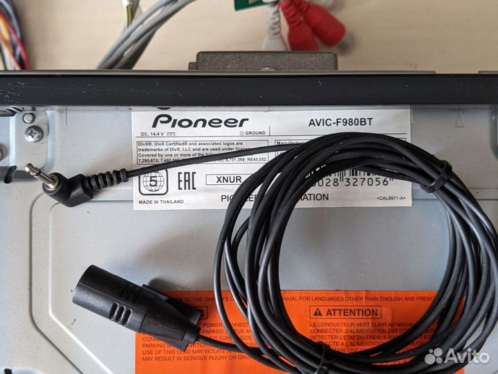 Pioneer avic-F980BT