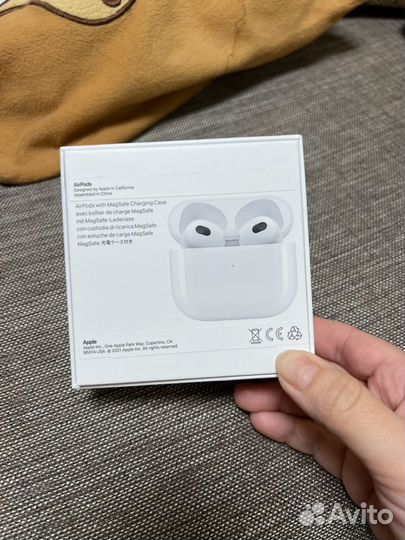 Коробка от airpods 3 оригинал