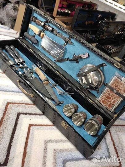 Шашлычный набор для пикника в чемодане