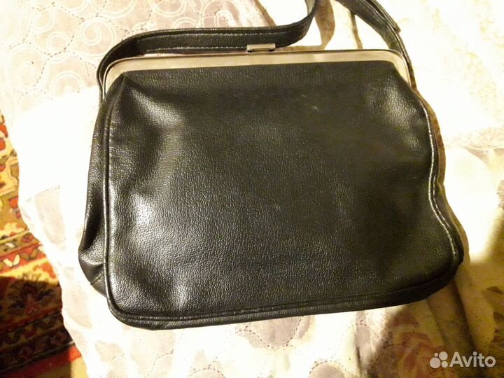 Сумка 40-50-х годов черная