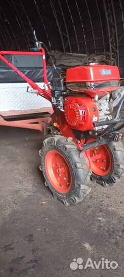 Мотоблок с прицепом