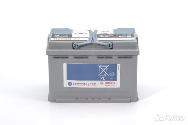 Аккумулятор AGM 70 Bosch для Audi Mercedes