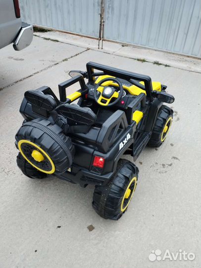 Электромобиль детский kreiss джип