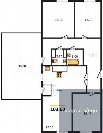 3-к. квартира, 103,6 м², 18/23 эт.