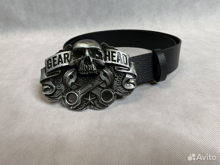 Ремень байкерский в стиле Harley Davidson