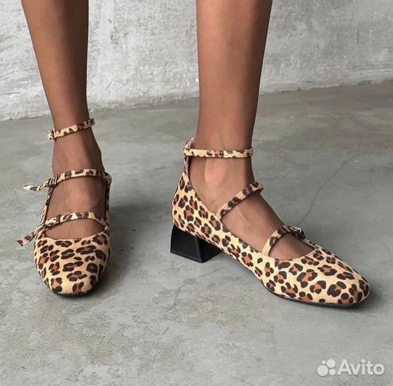 Леопардовые туфли 37