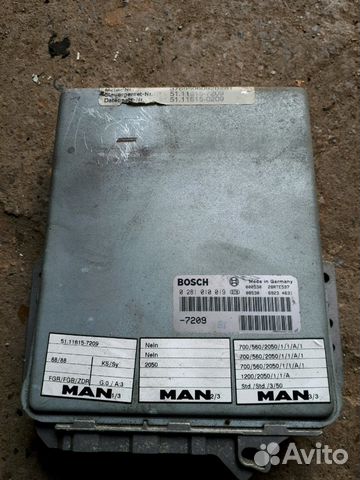 Блок управления двигателем ман 51116157209