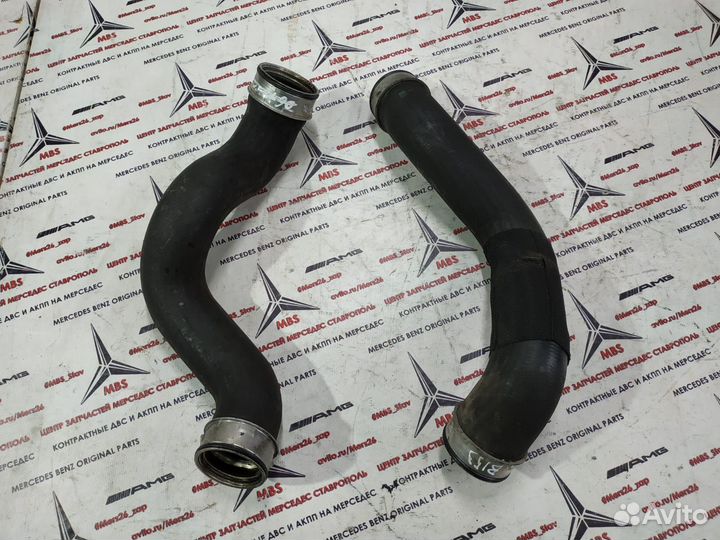 Патрубок интеркулера Om642 W211 Mercedes