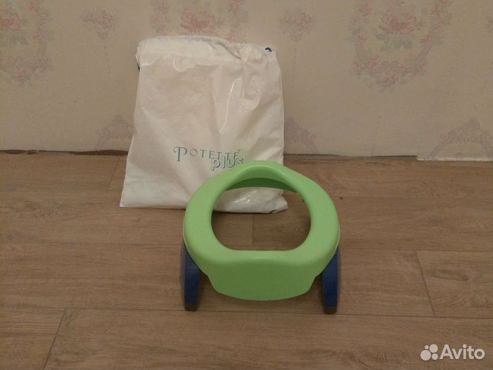 Горшок детский для путешествий поезд самолет бусик