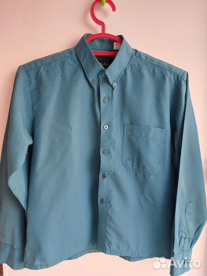 Рубашка для мальчика пакетом 134 140