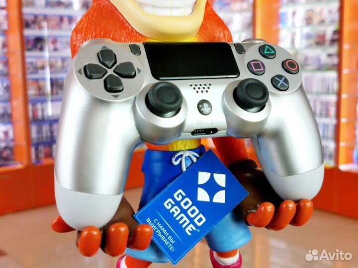 PS4 Геймпад. ver.2. Серебристый. Новый