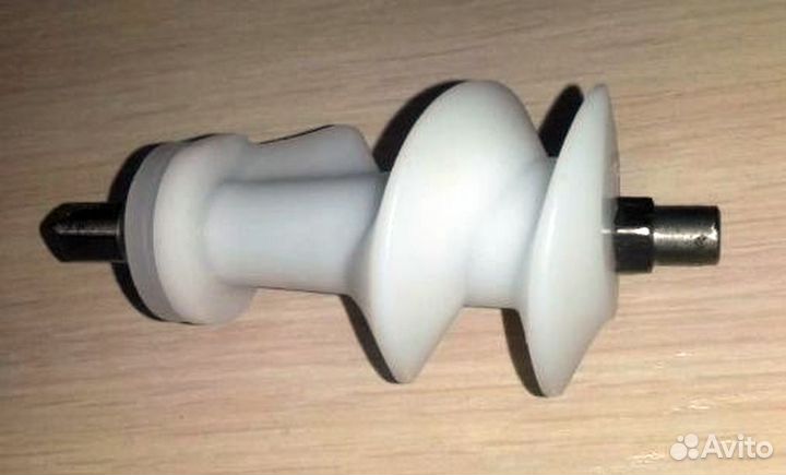 Шнек мясорубки Ротор Дива пластик 4х гранник SNR00