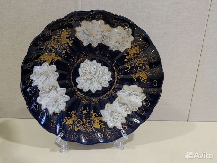 Блюдо сухарница cobalt