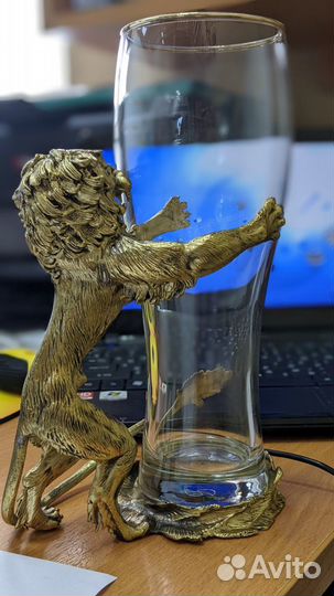 Пивной бокал «Царь-лев» 0.5 л