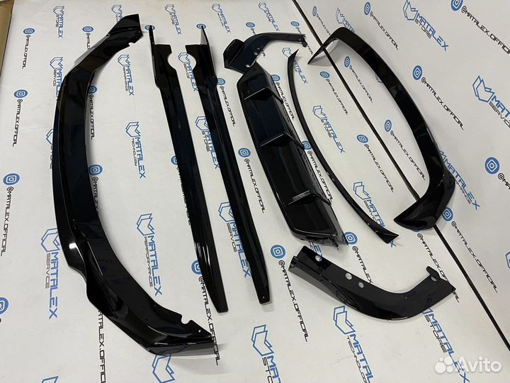 Обвес BMW x5 G05 премиум сплиттер диф лезвия спойл