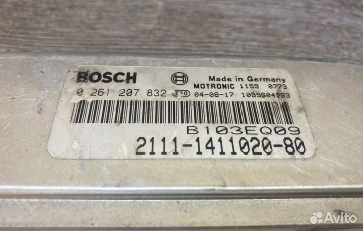 Эбу bosch ваз 2111 1411020 80