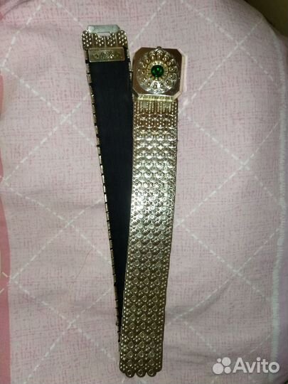 Металлический ремень женский