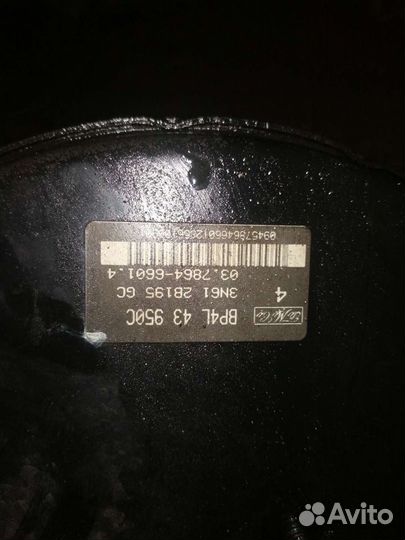 Вакуум Усилитель тормозов вакуумный Mazda 3BK