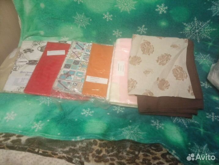 Скатерть льняная разного размера