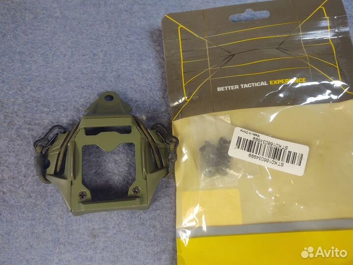 Рельсы на шлем+ крепление