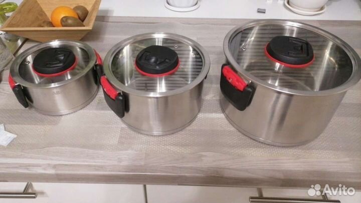 Нобор кастрюль из нержавеющей стали