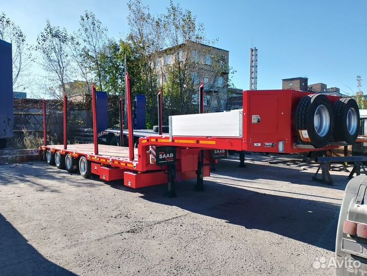 Полуприцеп трал (тяжеловоз) Saab 9891, 2024