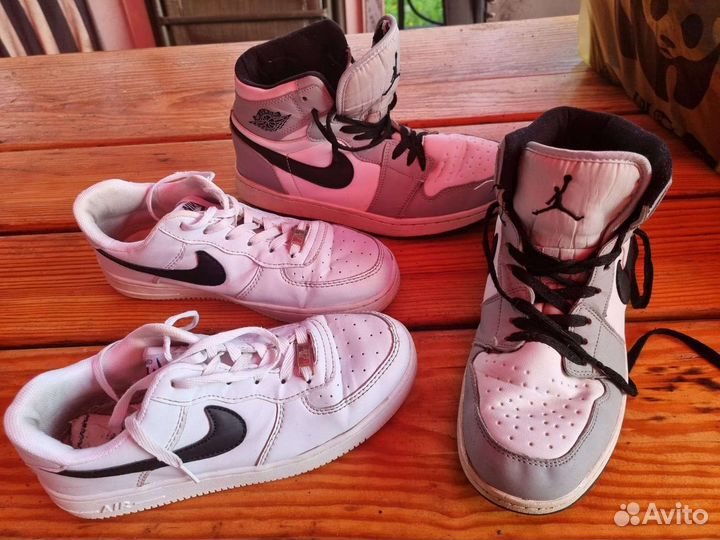 Кроссовки Nike force и Jordan