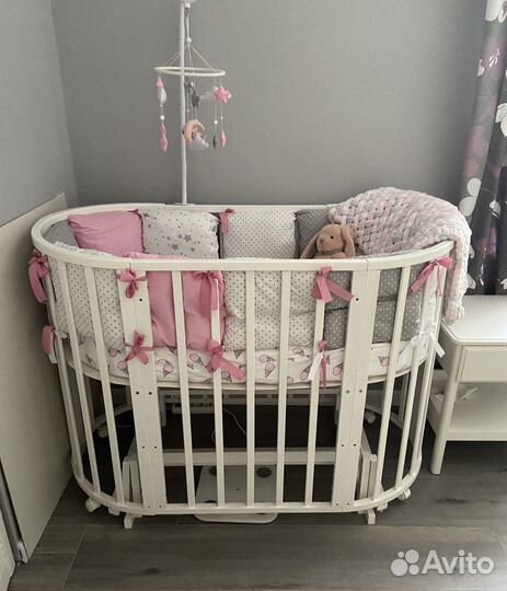 Детская кроватка трансформер 8 в 1