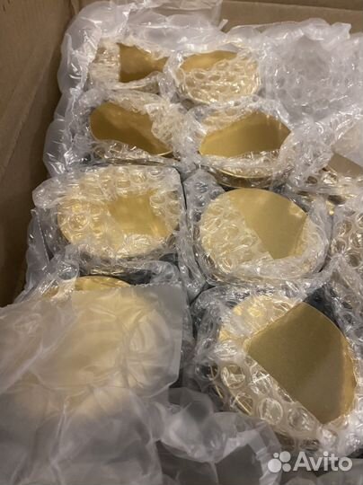 Банки для свечей 250 мл (золотая крышка)