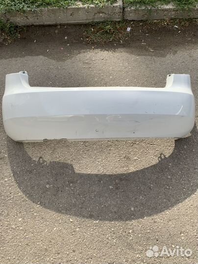 Бампер задний skoda fabia 2 2007-2014