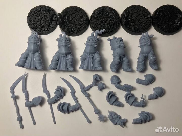 Warhammer 40000 миниатюры Death Guard Terminators