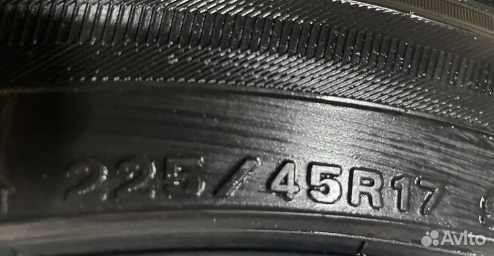 Диски BMW r17 с зимней резиной
