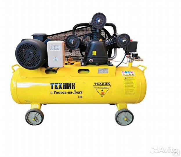 Компрессор Техник км-2265 100 л 3х цилд-вый. 220В