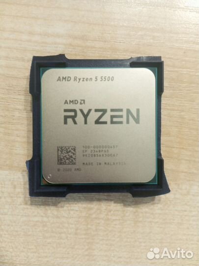 Комплект ryzen 5 5500 + gigabyte b450m