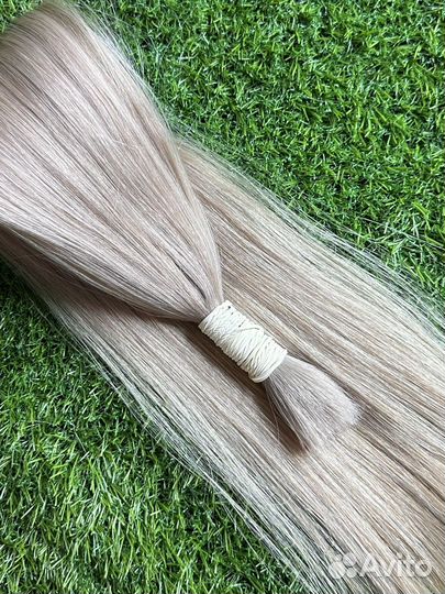 Натуральные волосы для наращивания, славянка